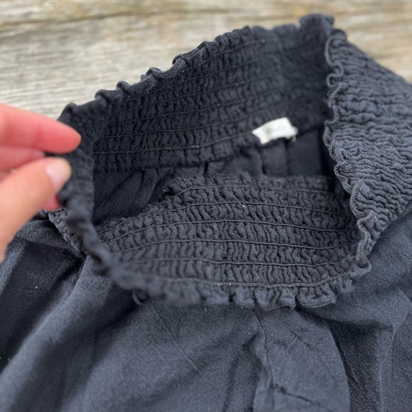 Black Wide Leg Juniors/Misses Size Small Lightweight Flowy Flare Pants - Picture 5 of 9